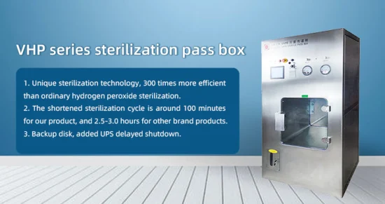 Customized Vhp Sterile Passbox Vhp Disinfection Cabinet Pass Through Box Vhp Pass Box